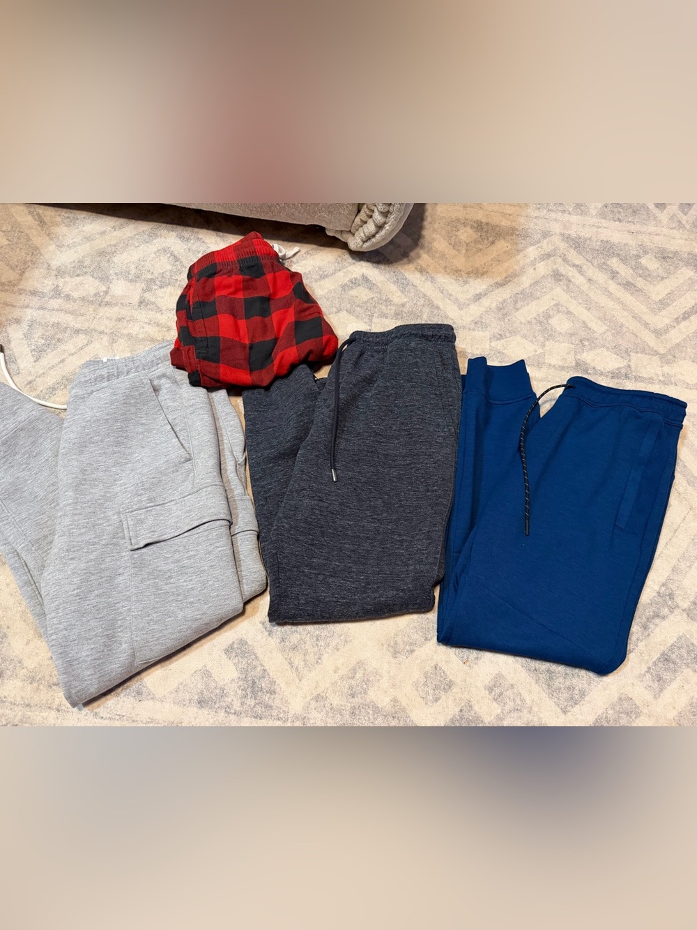 MensCharcoal Gray Jogger Sweatpants - Comfortable Everyday Bottoms